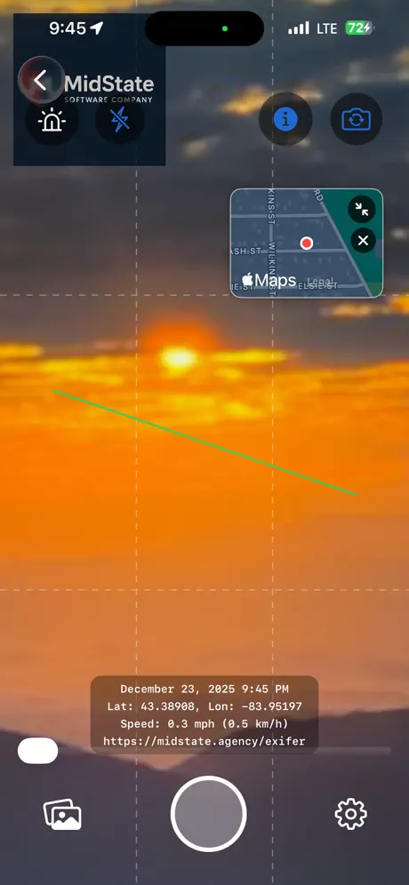 Screenshot 1 of EXIFer Pro: GPS Timestamp EXIF App