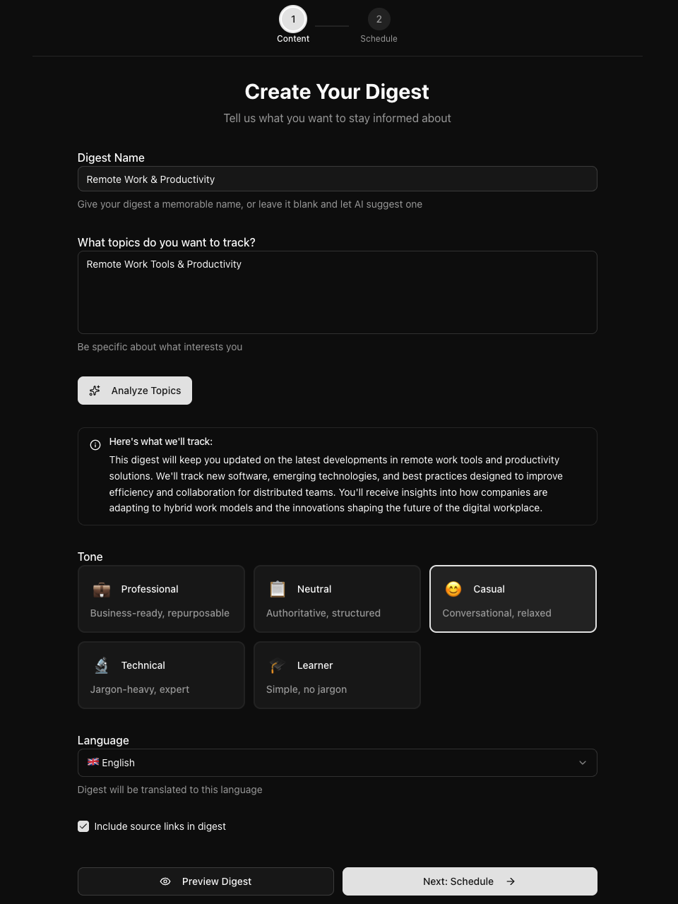 Screenshot 1 of summry