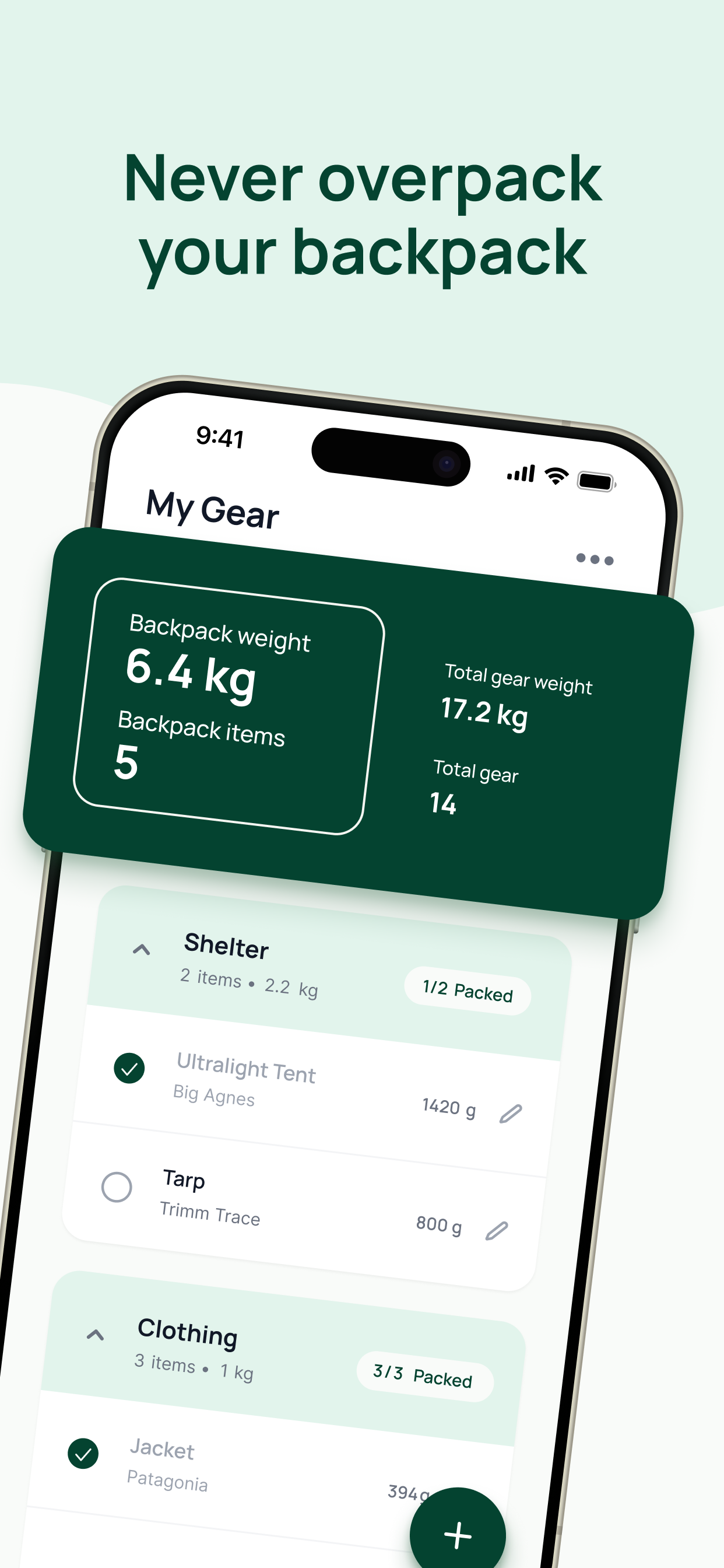 Screenshot 1 of Backpack Hike