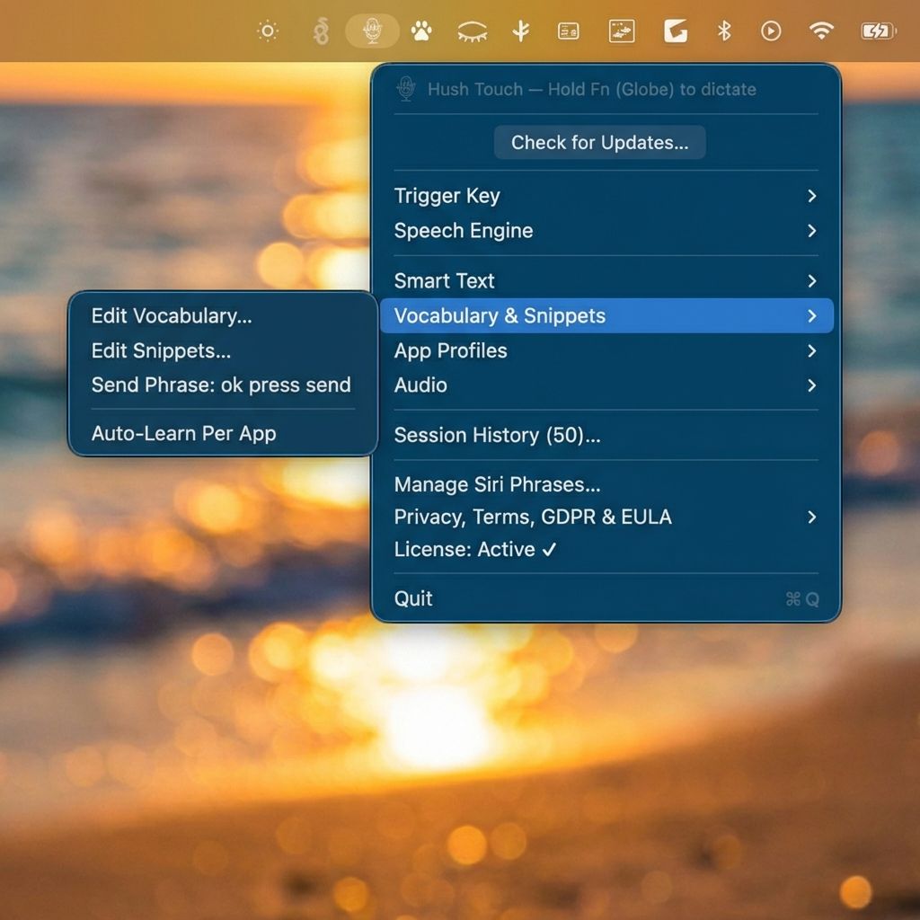Screenshot 2 of Hush Touch