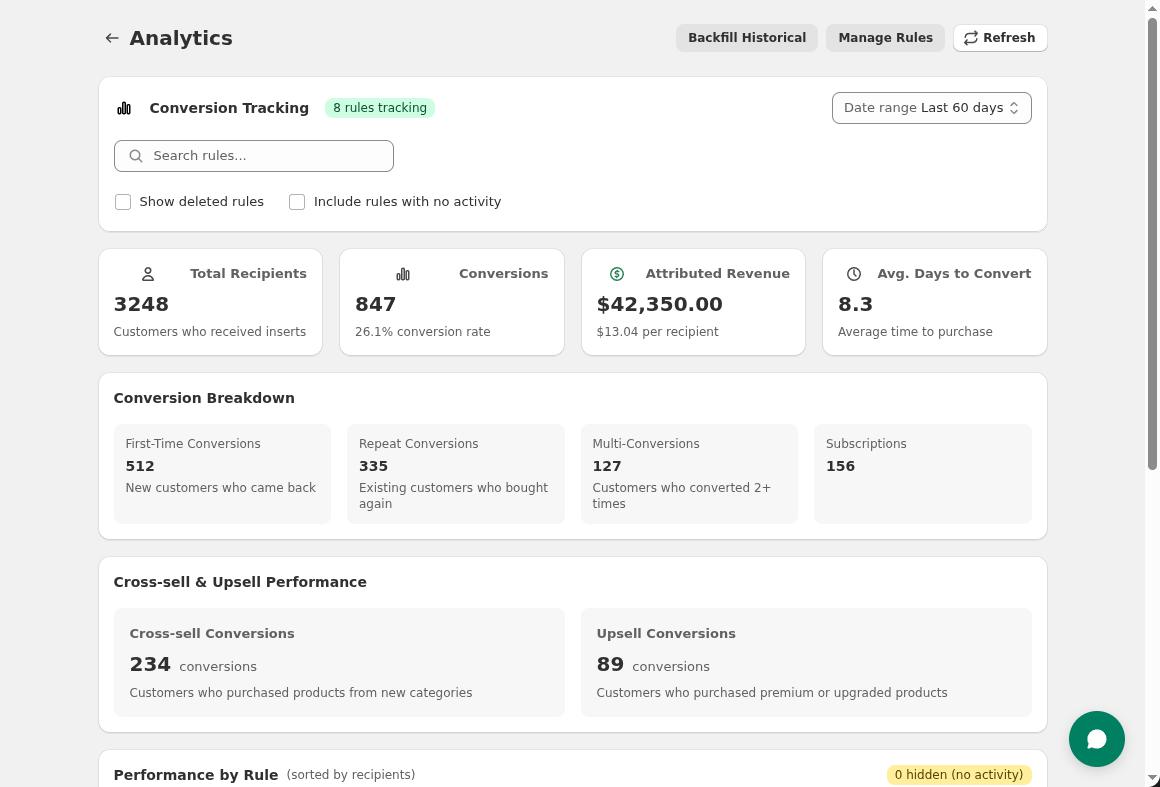 Screenshot 2 of Insertr: Physical Marketing Automation