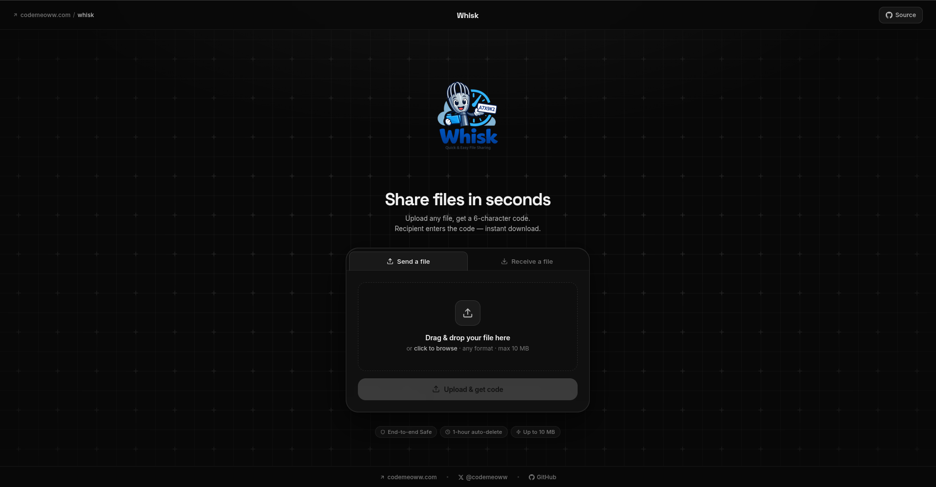 Screenshot 1 of Whisk by Codemeoww