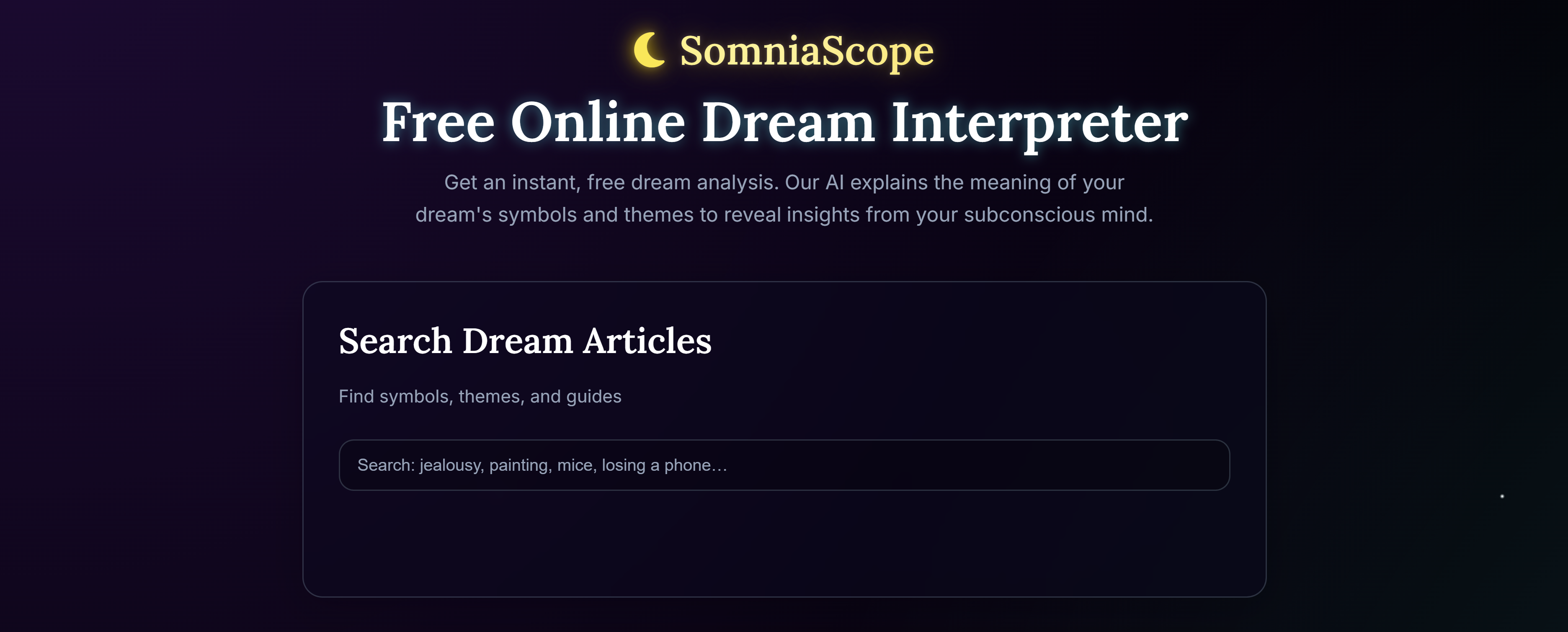 Screenshot 1 of SomniaScope