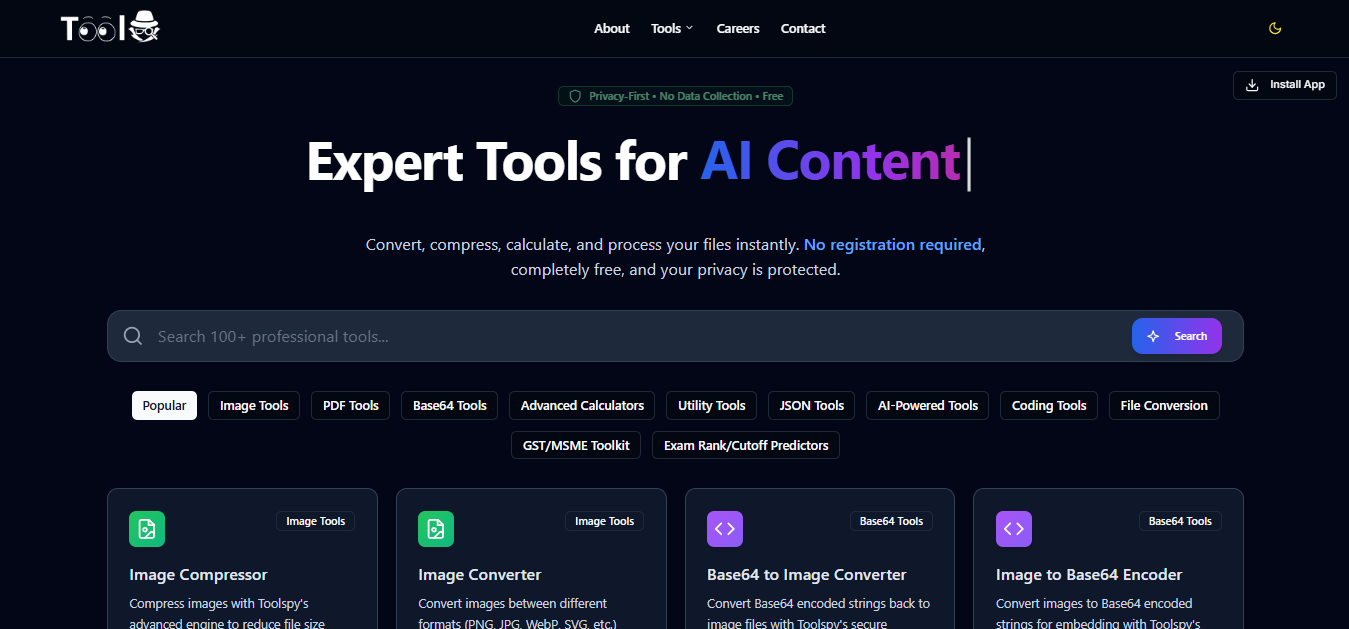 Screenshot 2 of Toolspy