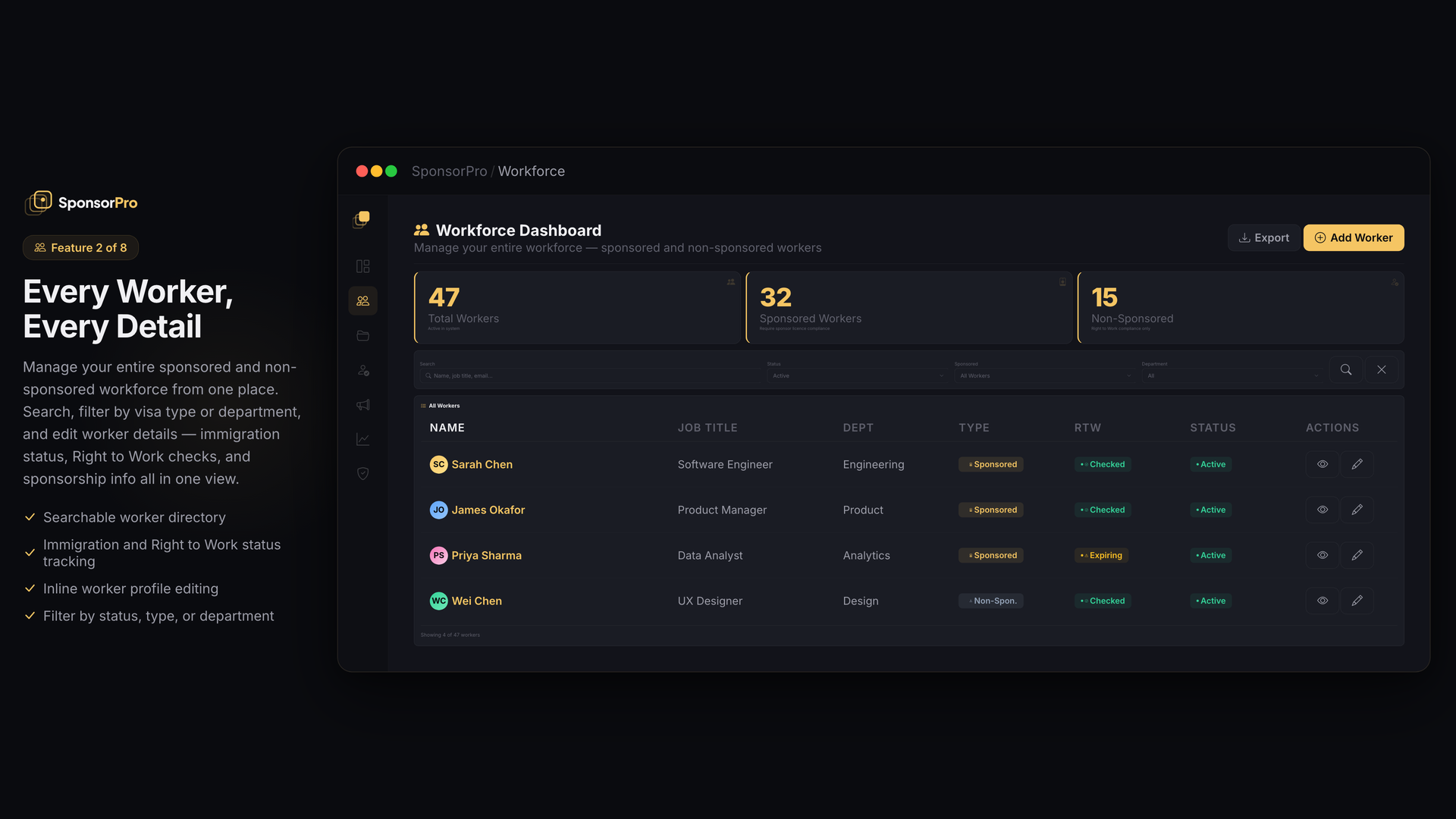 Screenshot 3 of SponsorPro