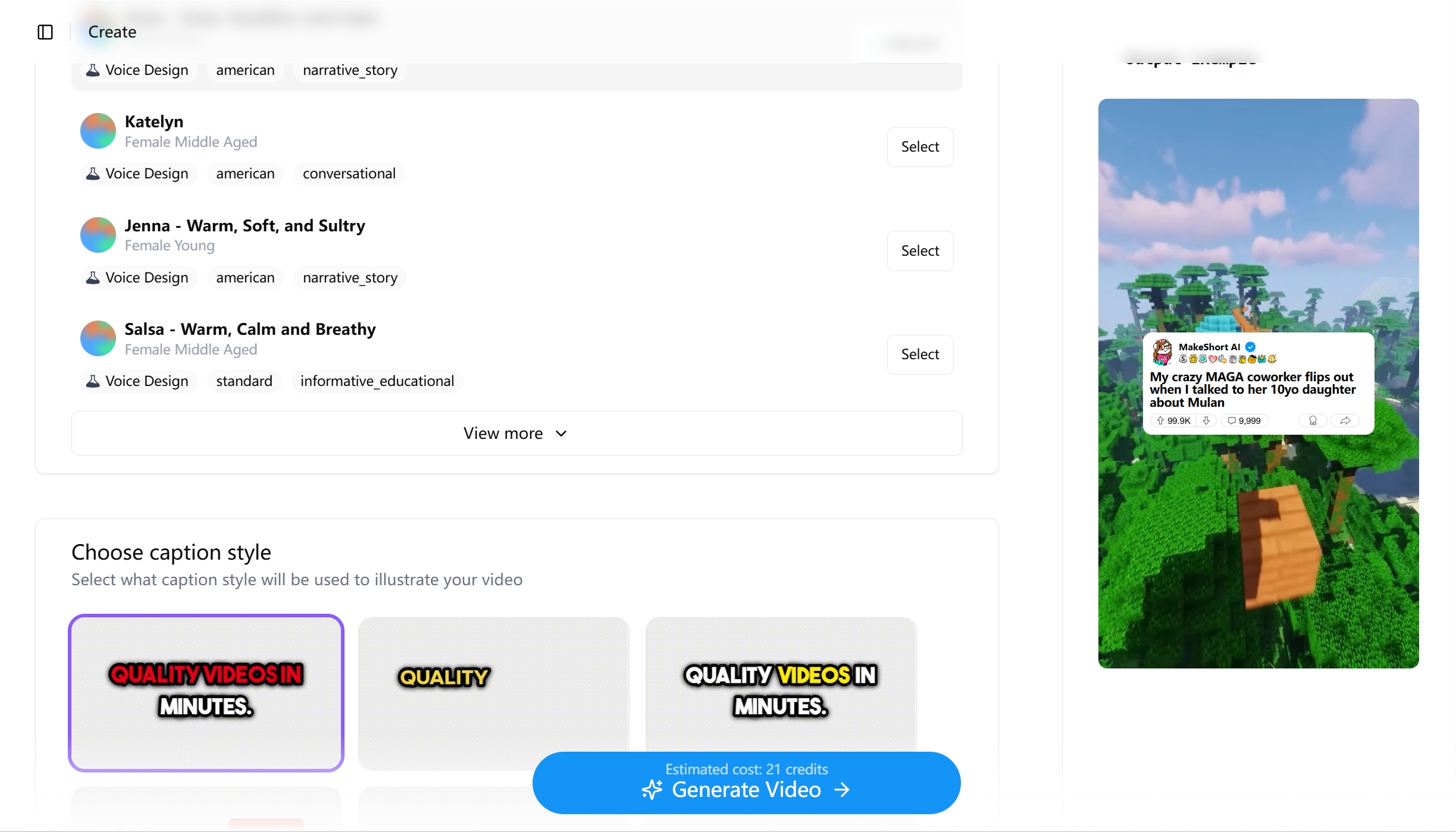 Screenshot 2 of MakeShort.ai