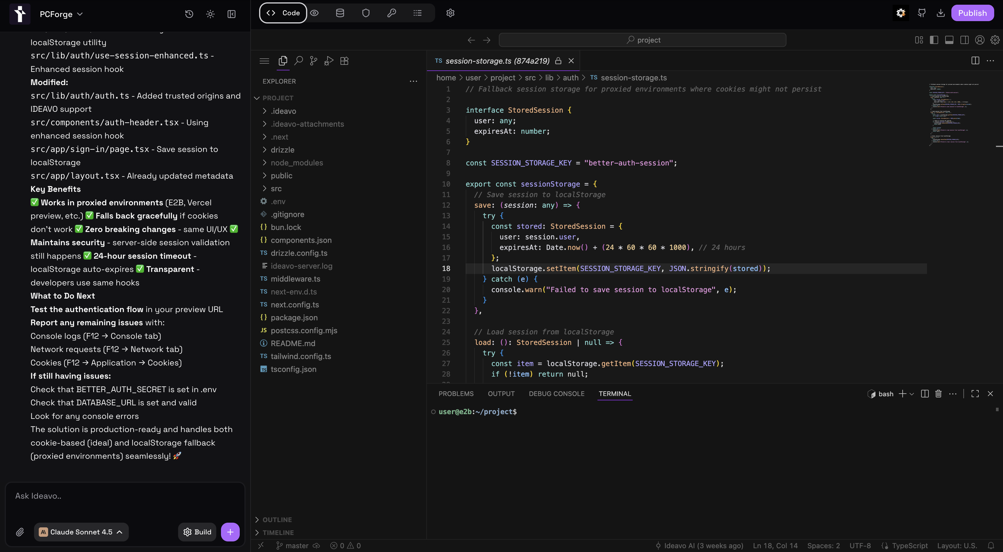 Screenshot 2 of Ideavo AI