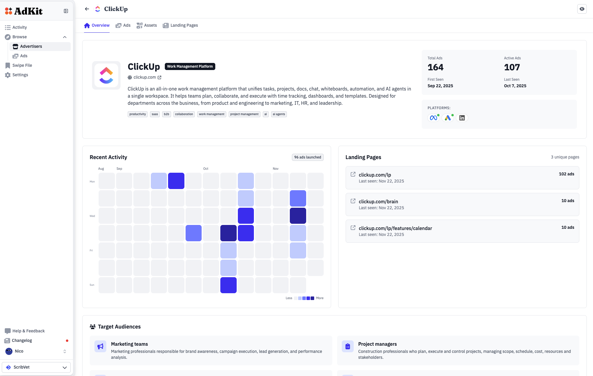 Screenshot 3 of AdKit - The Ad Library for SaaS & Mobile