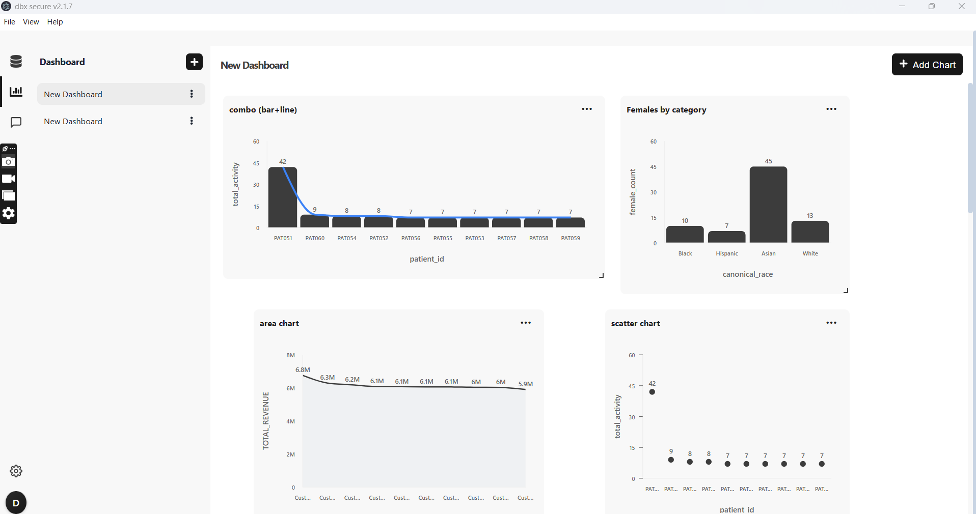 Screenshot 2 of dbx studio