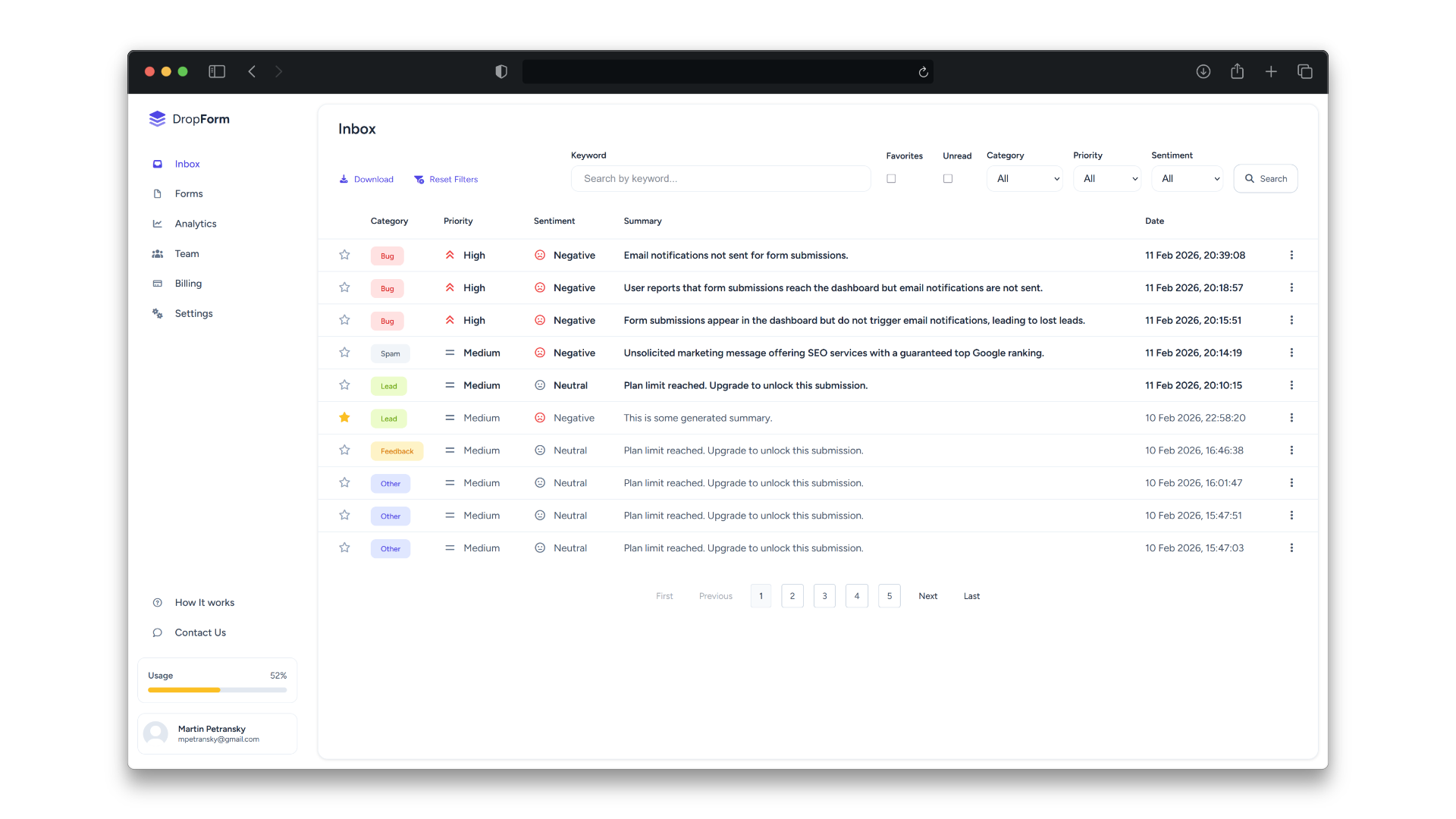 Screenshot 2 of DropForm