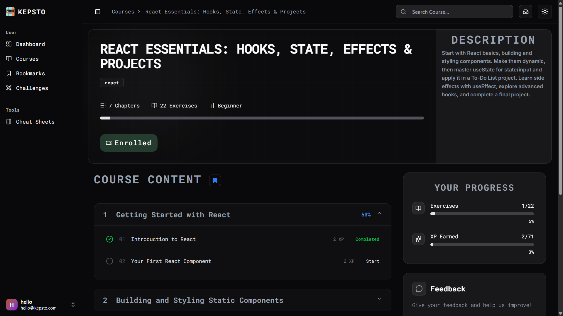 Screenshot 3 of Kepsto - Interactive Coding Platform