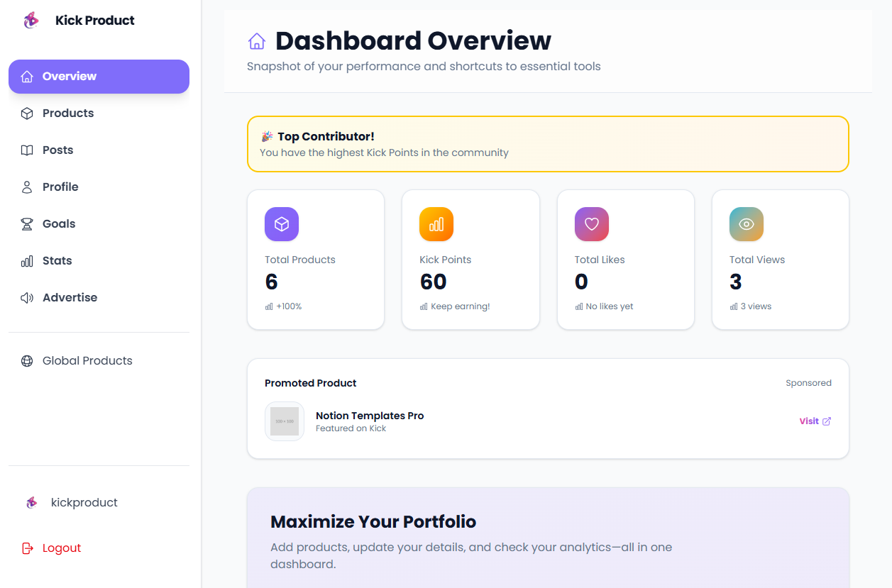 Screenshot 6 of Kick Product