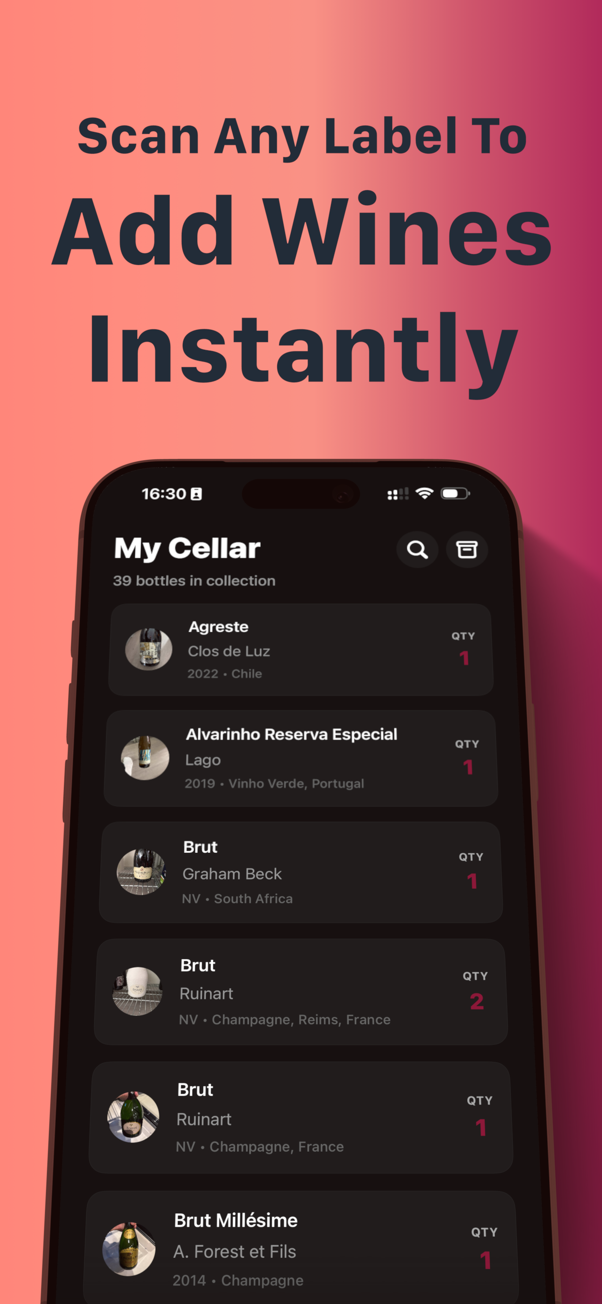 Screenshot 2 of WineIQ — Your Personal AI Sommelier
