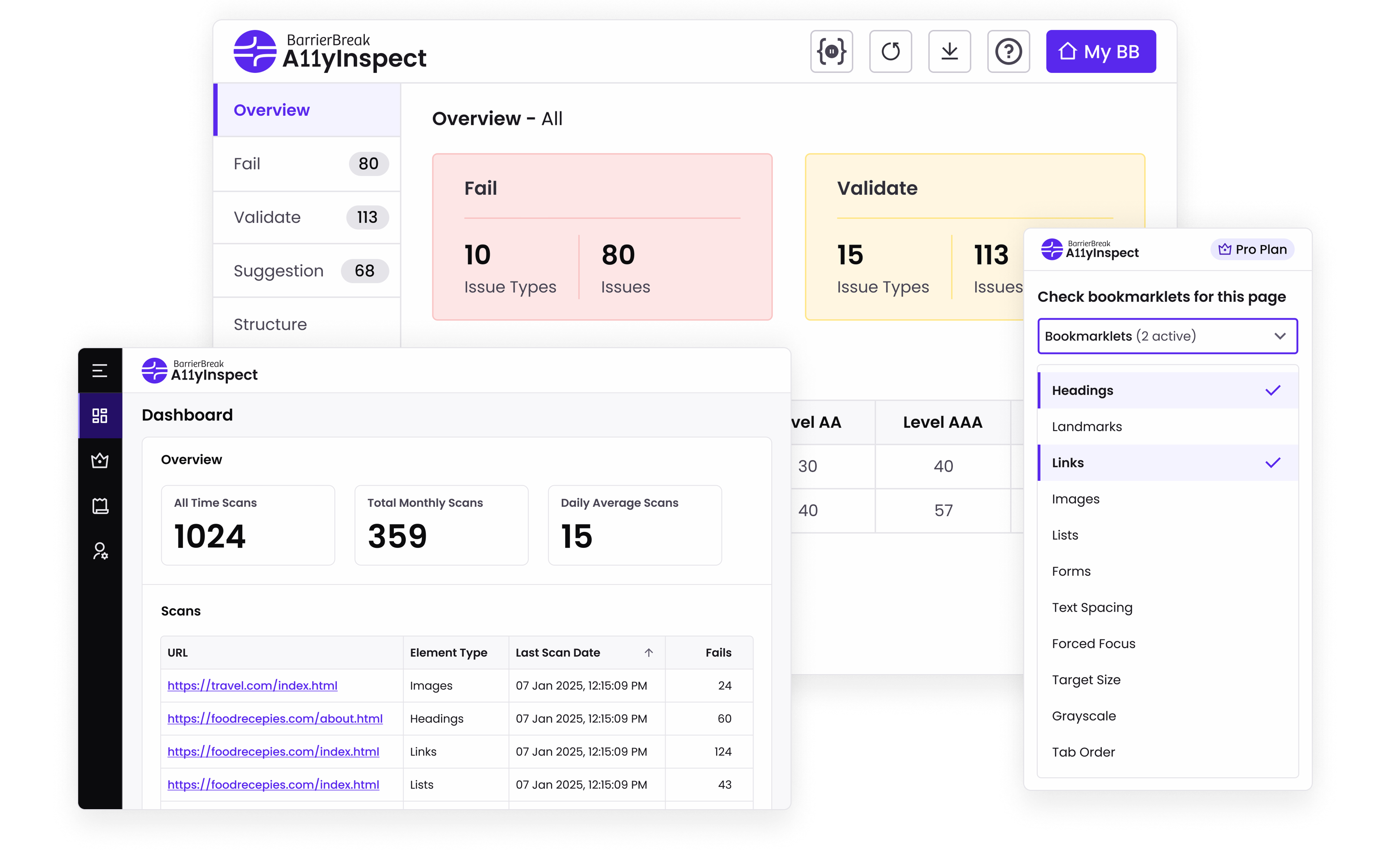 Screenshot 2 of A11yInspect Browser Extension