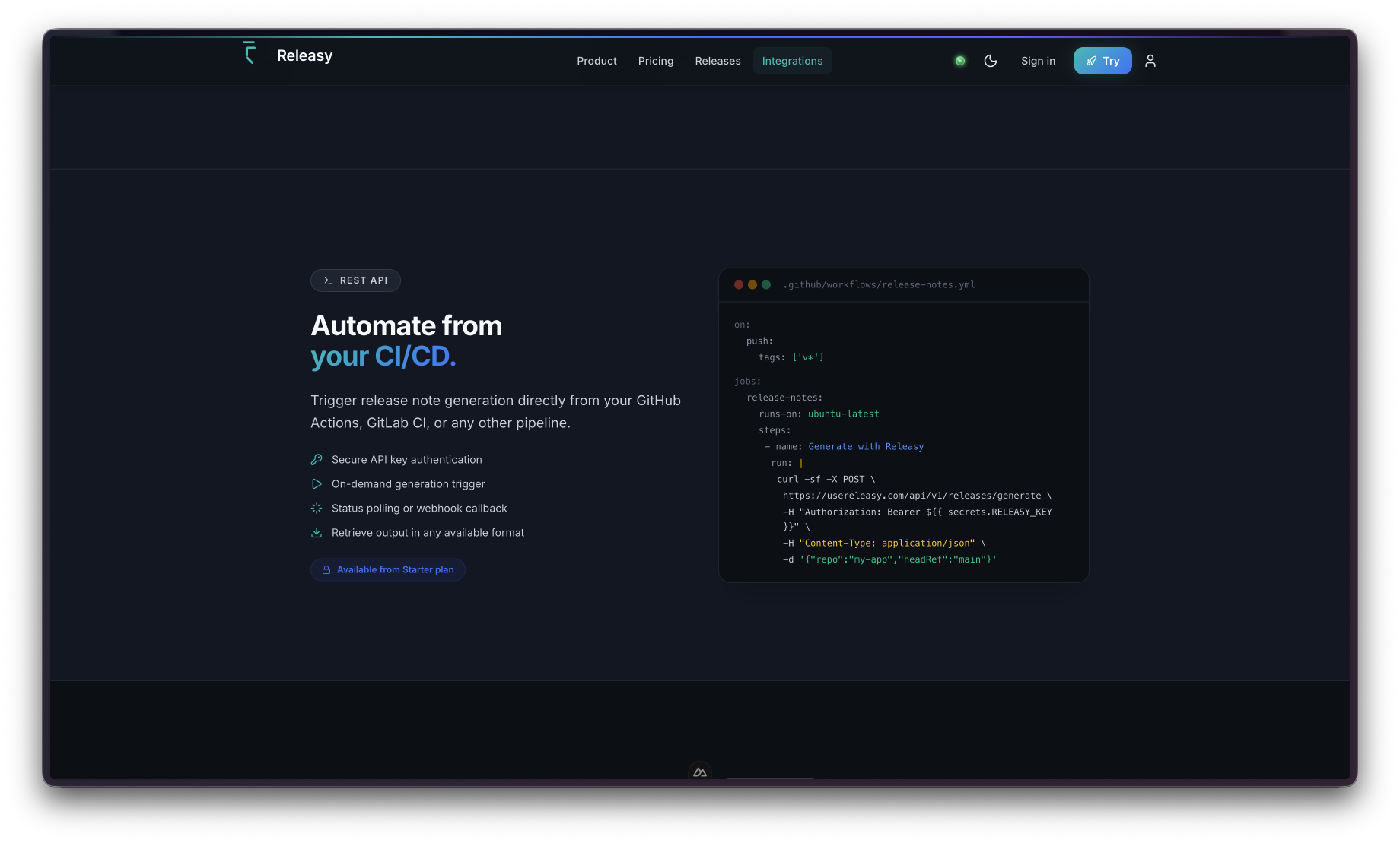Screenshot 4 of Releasy