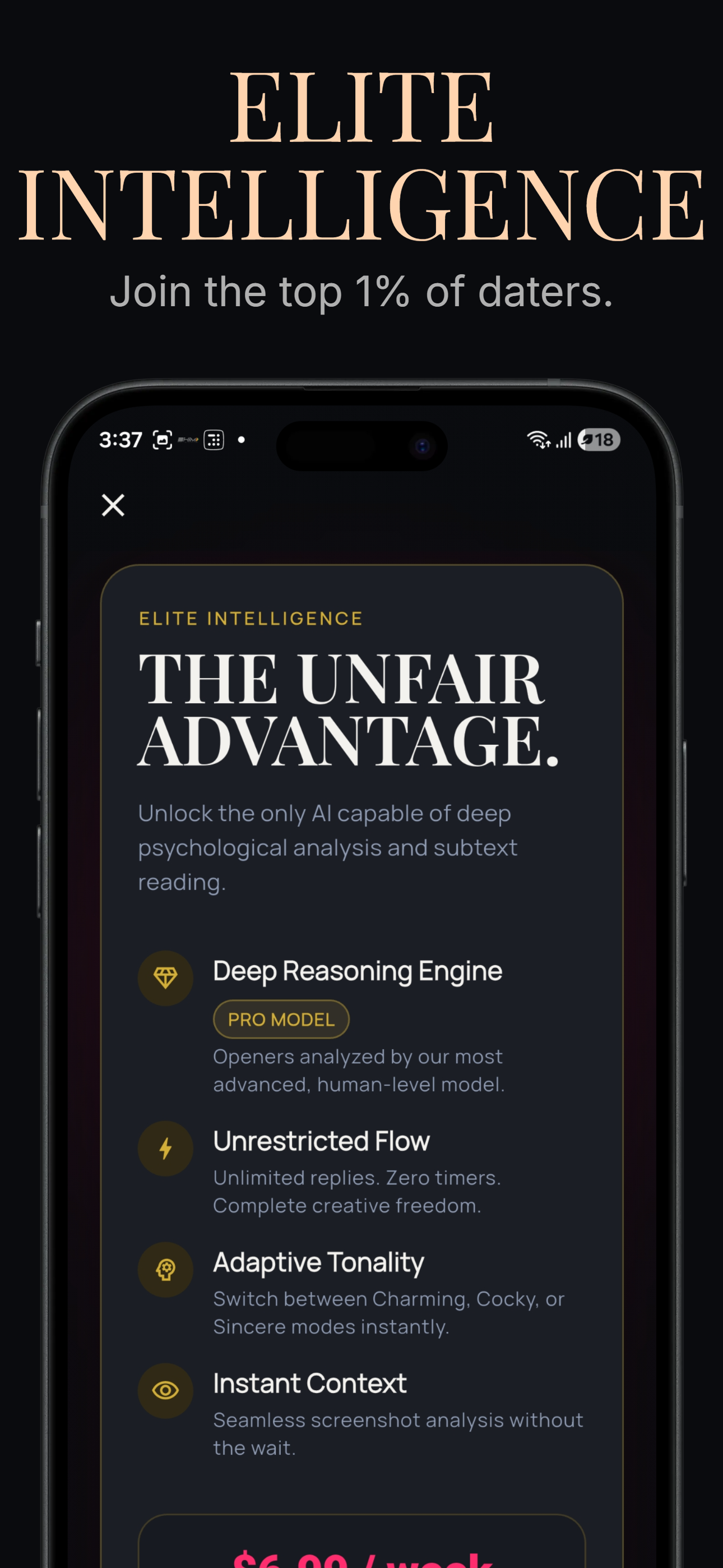 Screenshot 2 of FlirtFix: AI Dating Assistant