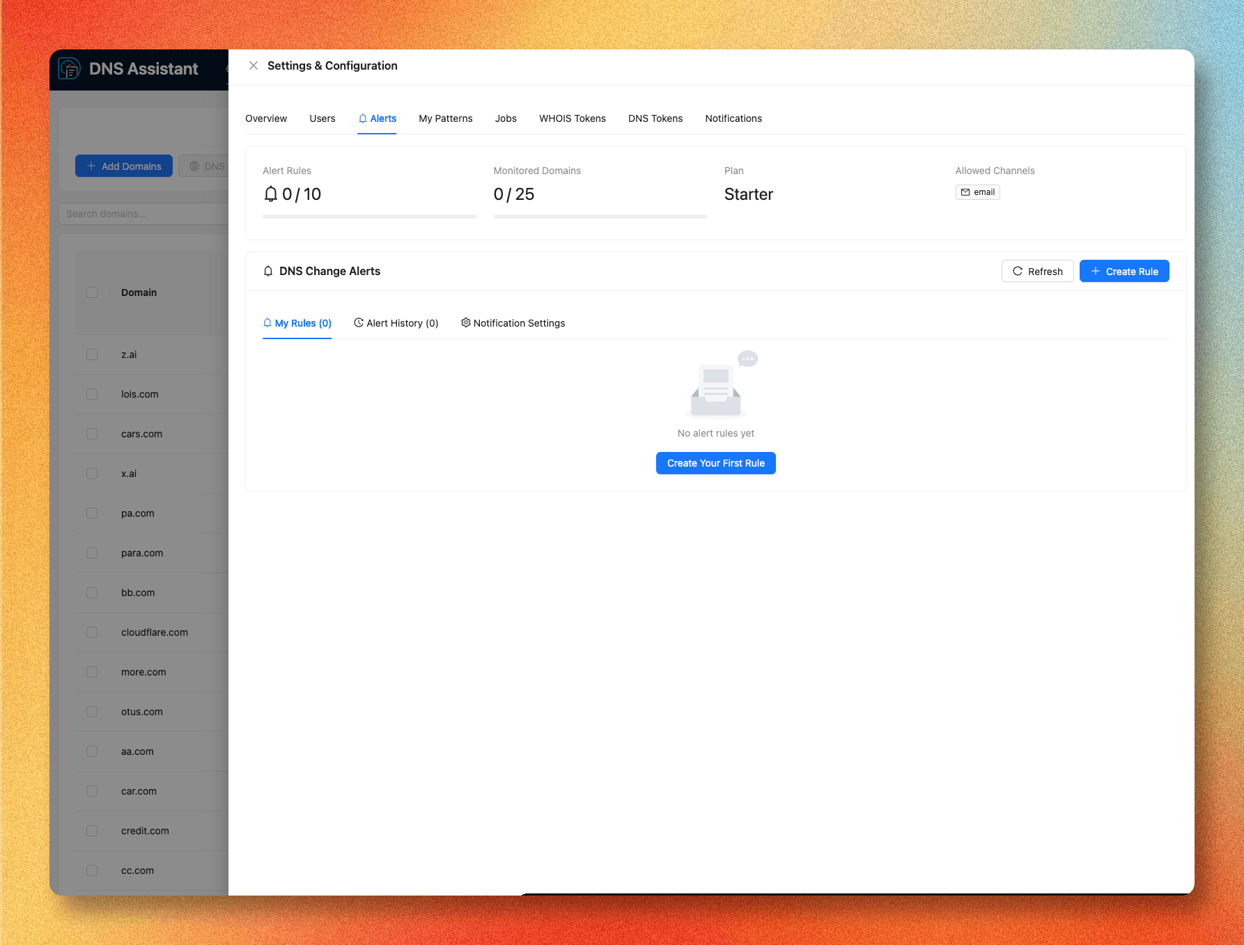 Screenshot 1 of DNS Assistant