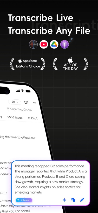 Screenshot 2 of Atter AI - Meeting Note Taker