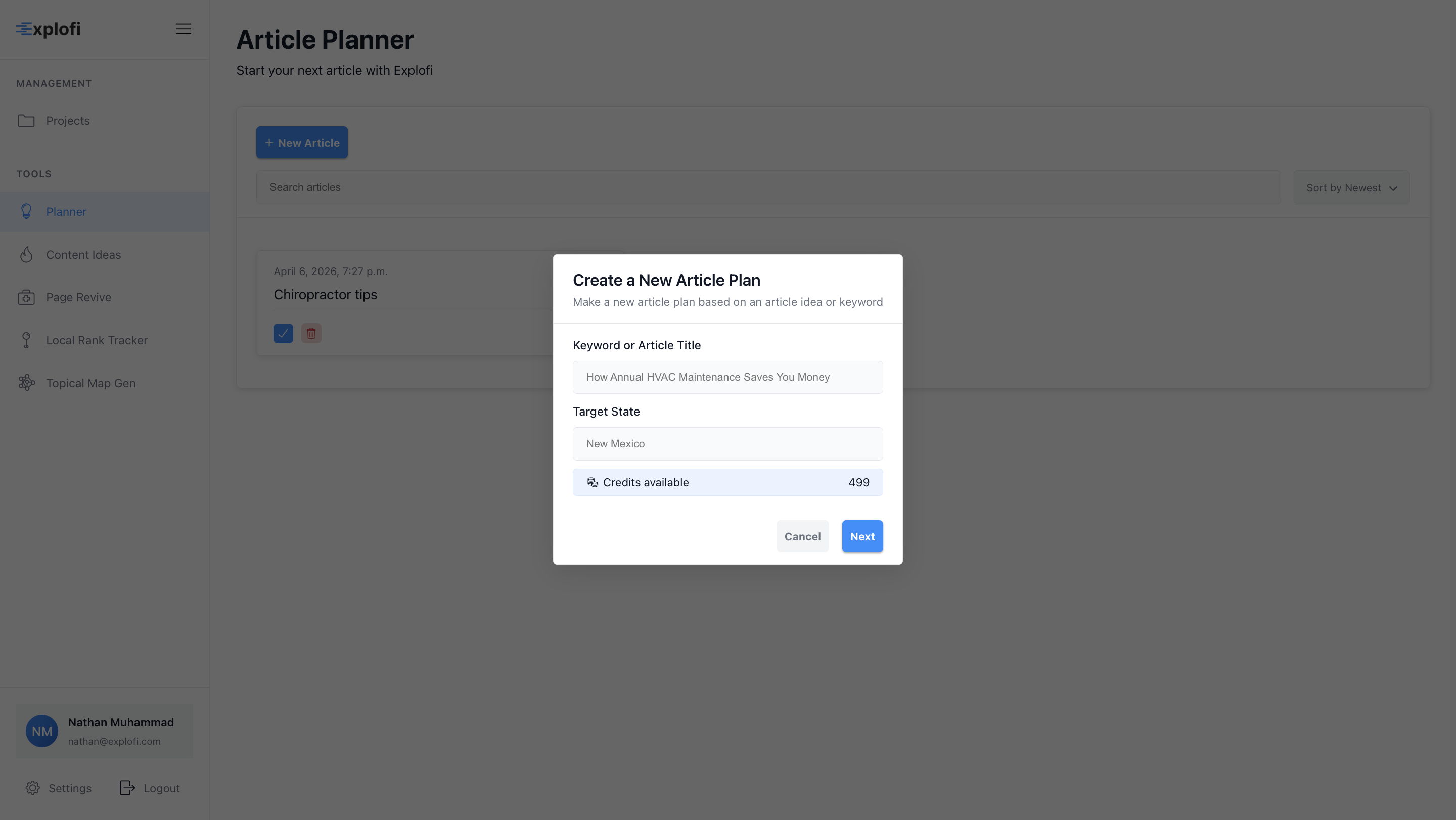 Screenshot 2 of Explofi