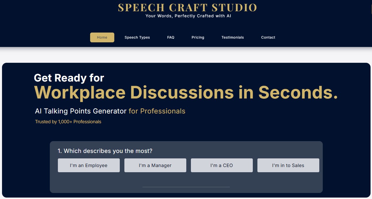 Screenshot 1 of Speech Craft Studio