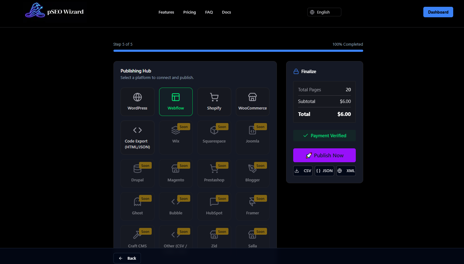 Screenshot 9 of pSEO Wizard