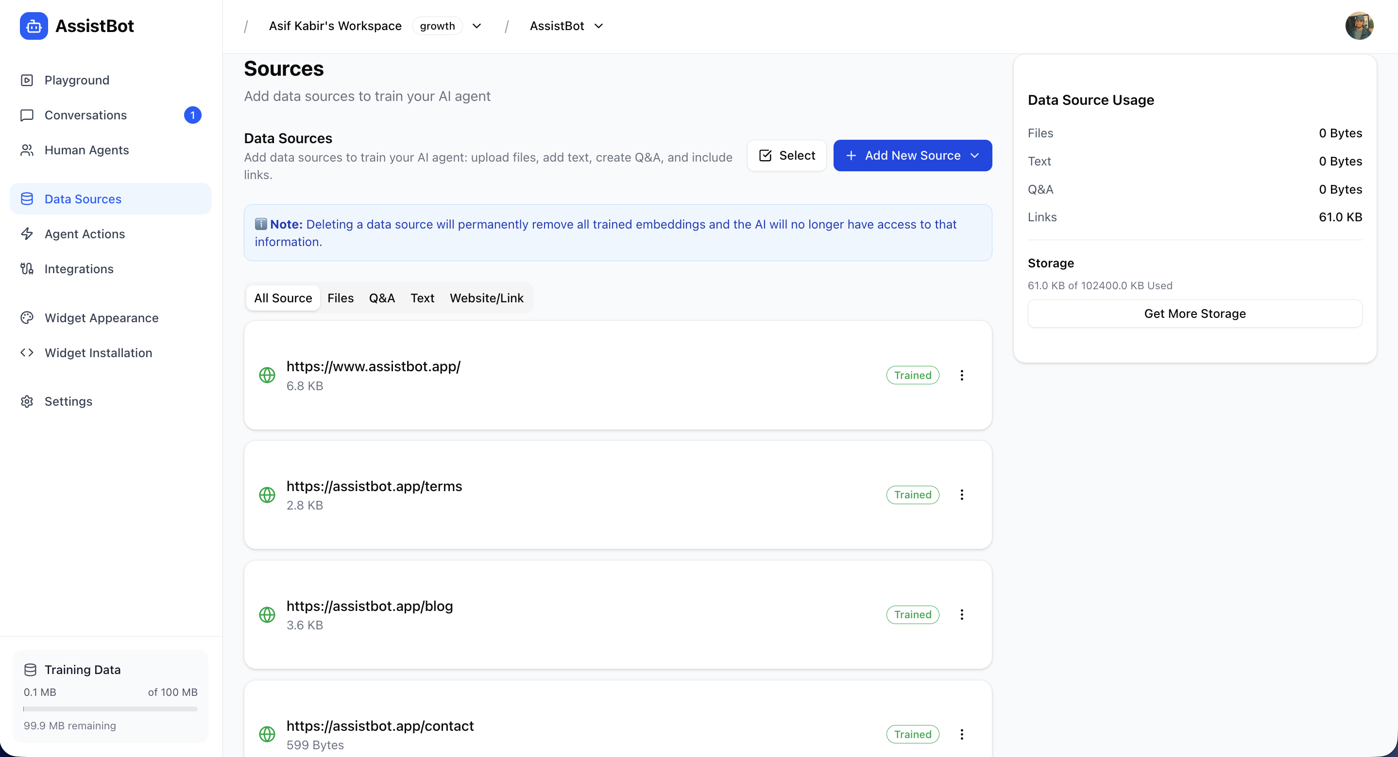 Screenshot 3 of AssistBot