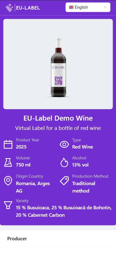 Screenshot 1 of EU-Label