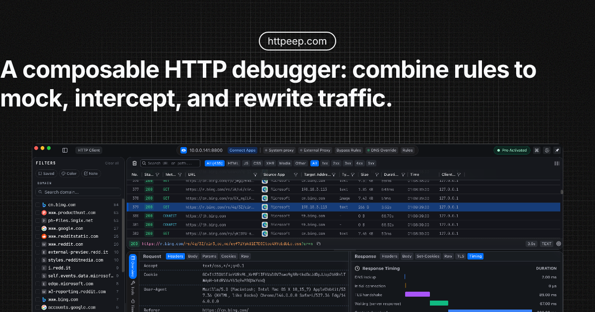 Screenshot 1 of HTTPeep