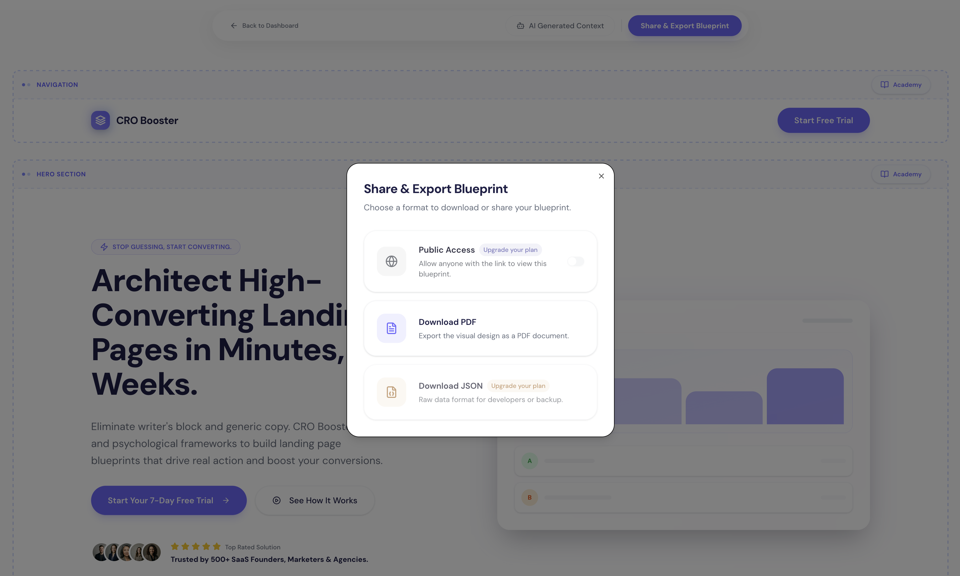 Screenshot 5 of AI Landing Page Generator