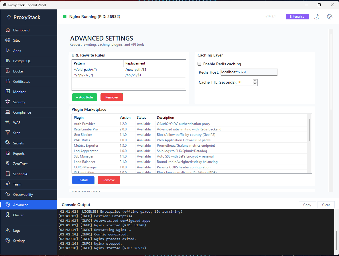 Screenshot 4 of ProxyStack + SentinelAI