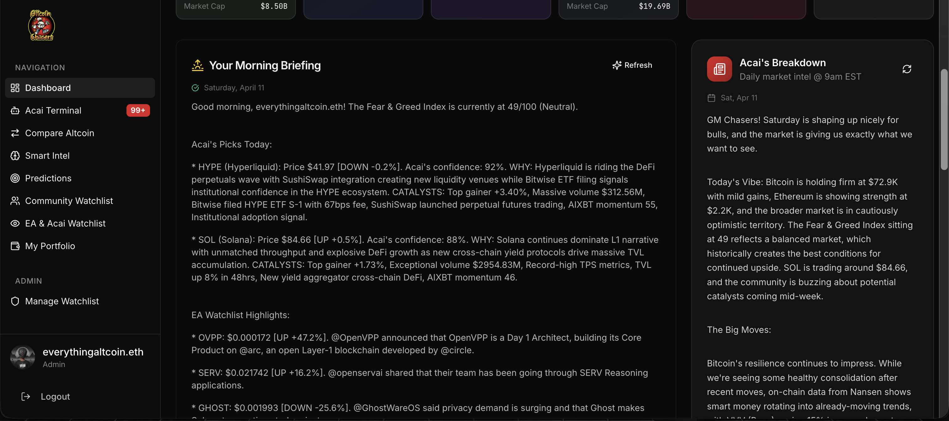 Screenshot 3 of AltcoinchasersHQ