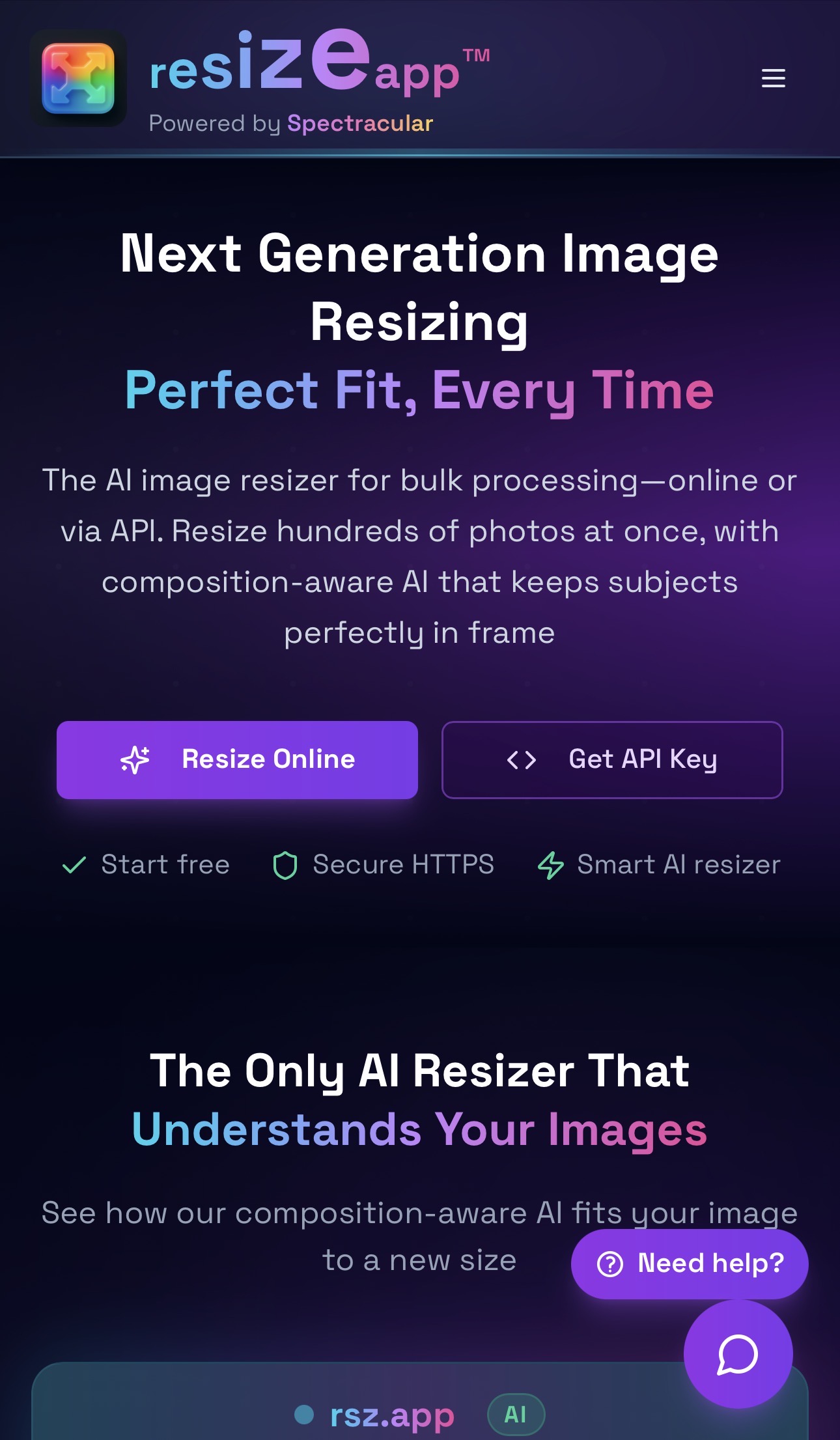 Screenshot 1 of rsz.app
