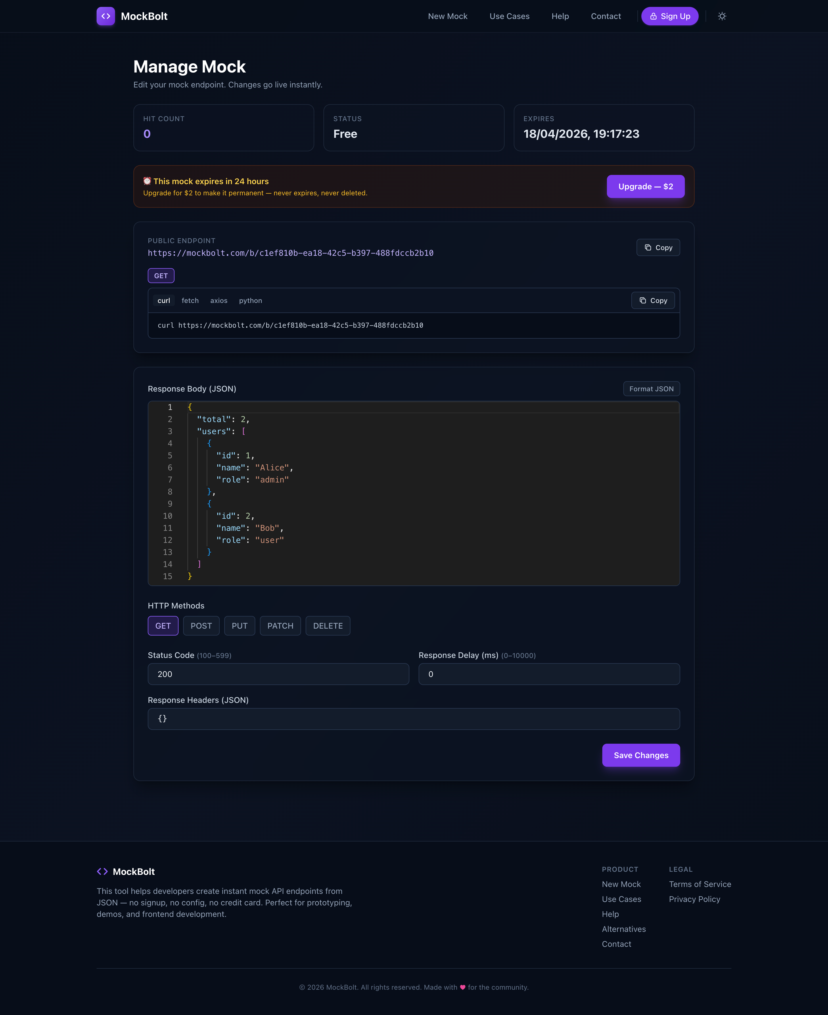 Screenshot 4 of MockBolt