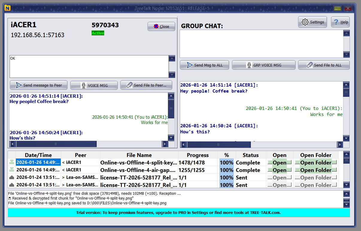 Screenshot 4 of TreeTalk Node