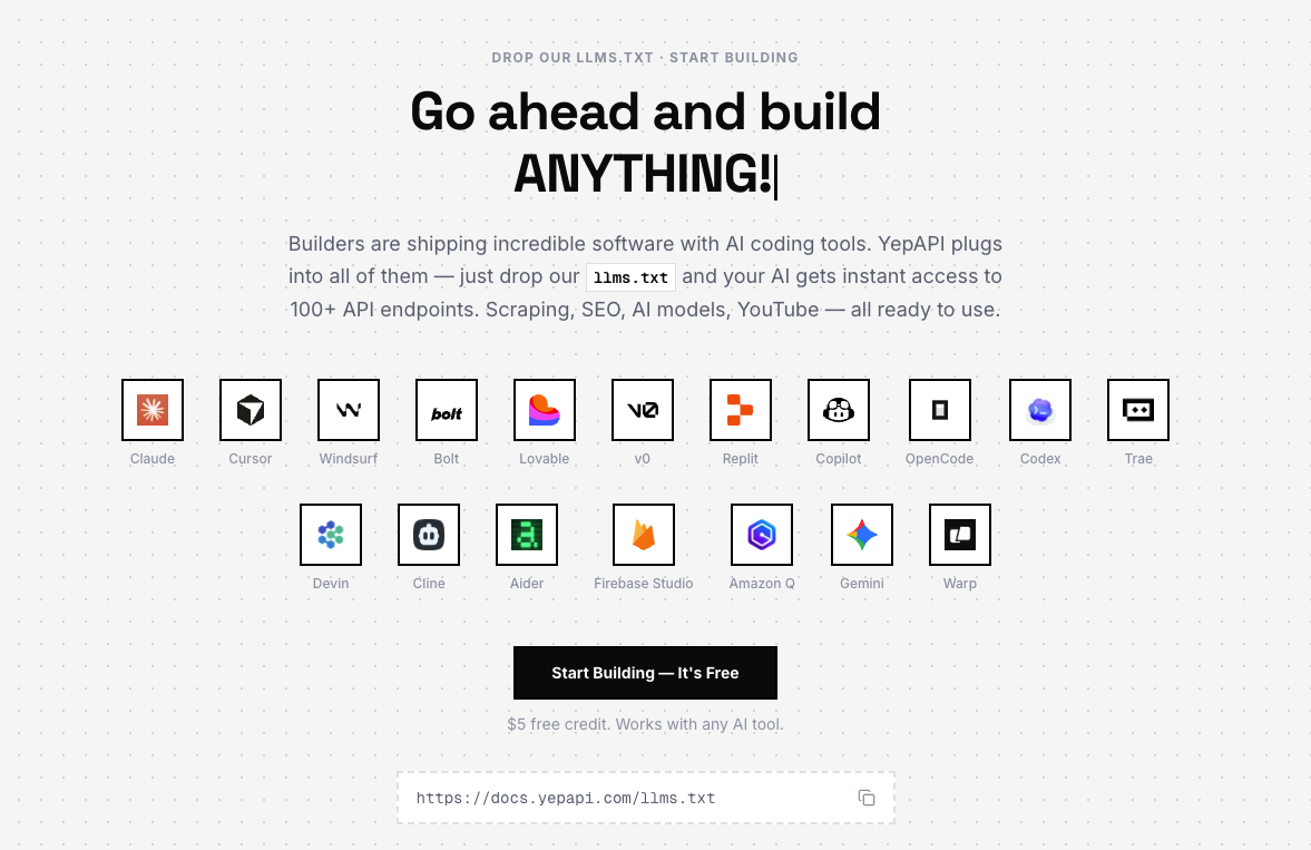 Screenshot 3 of YepAPI
