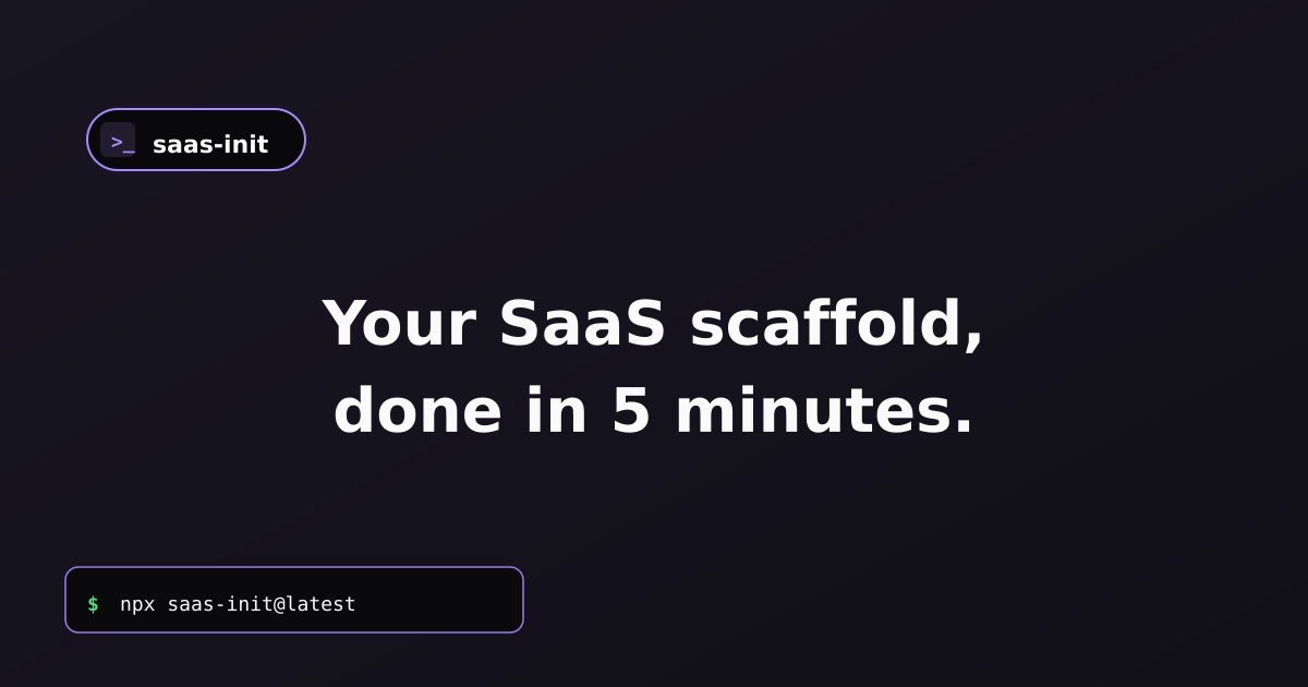 Screenshot 1 of saas-init