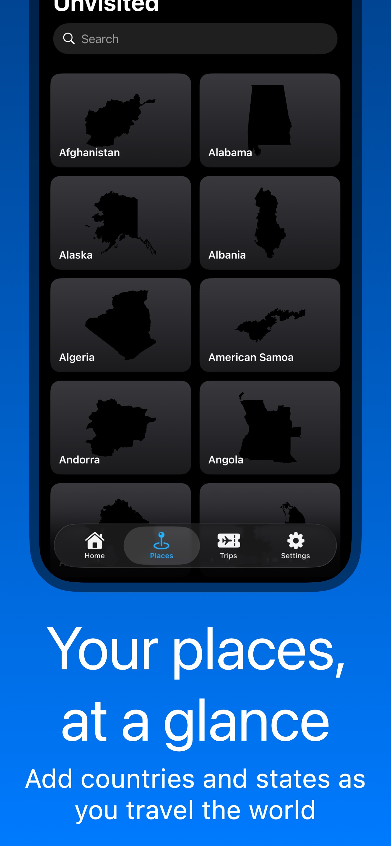 Screenshot 2 of Travel Tracker