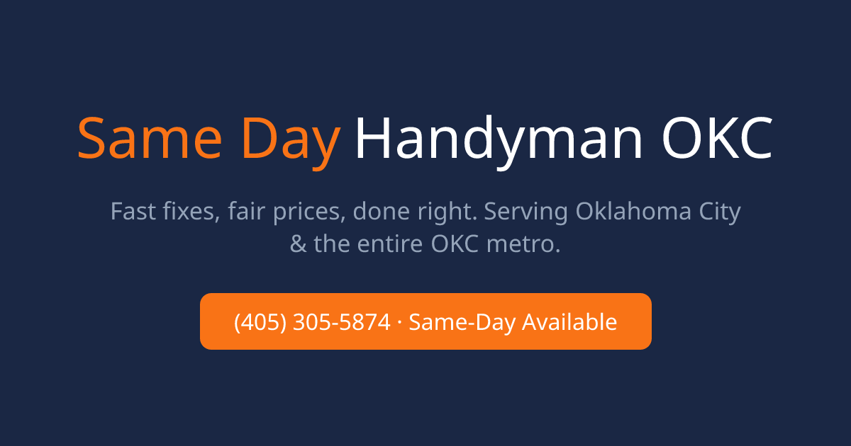 Screenshot 1 of Same Day Handyman OKC
