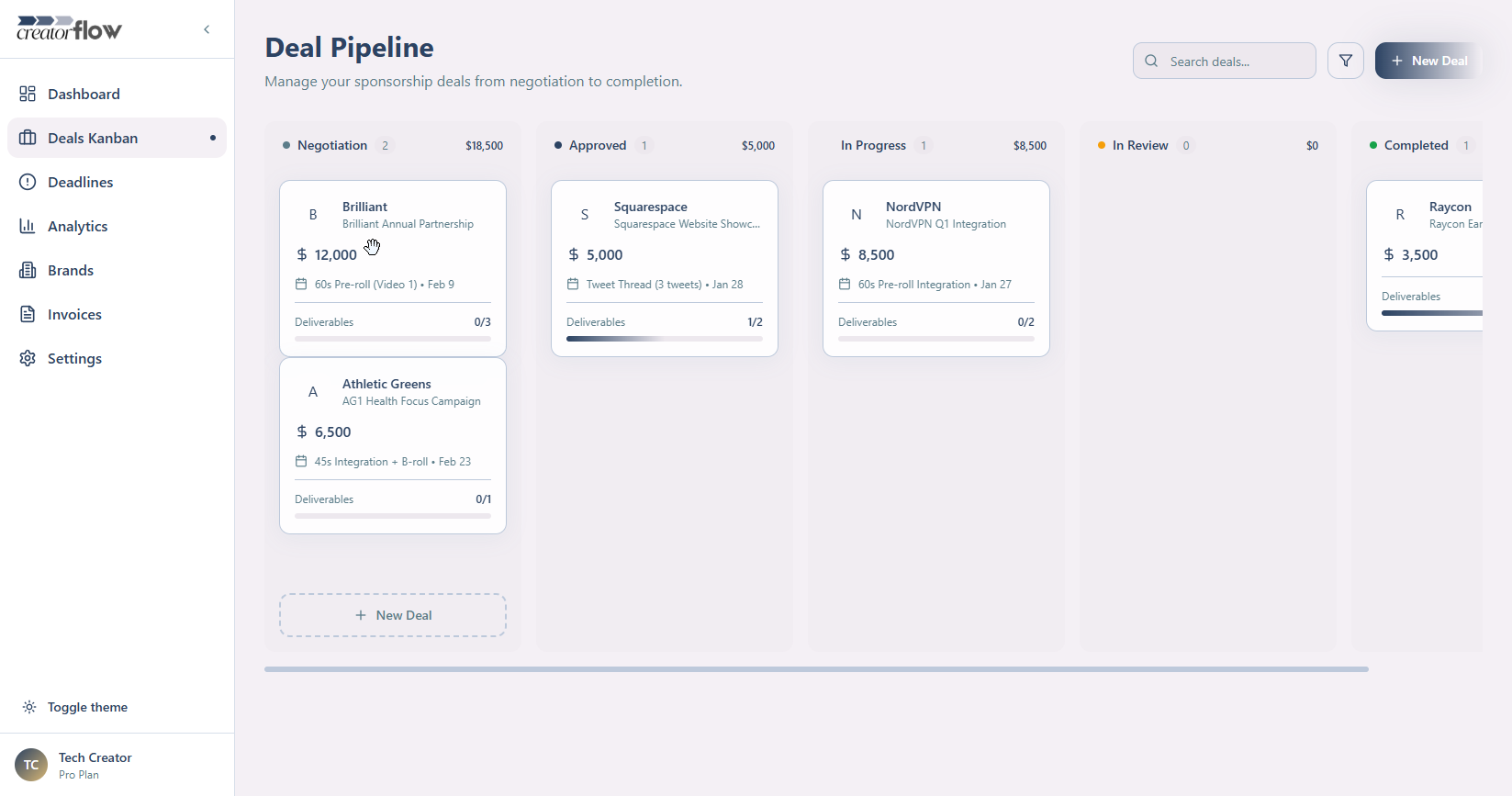 Screenshot 3 of Creator Flow
