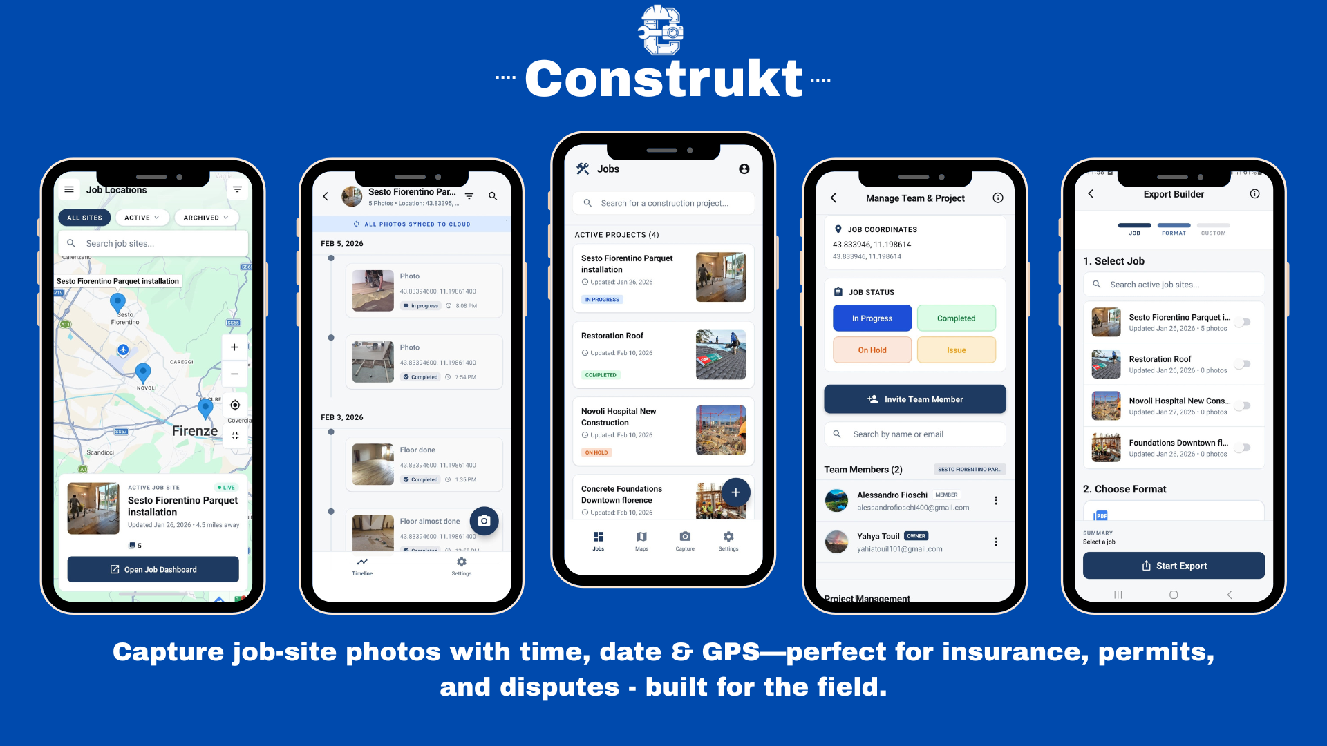 Screenshot 1 of ConstruktApp
