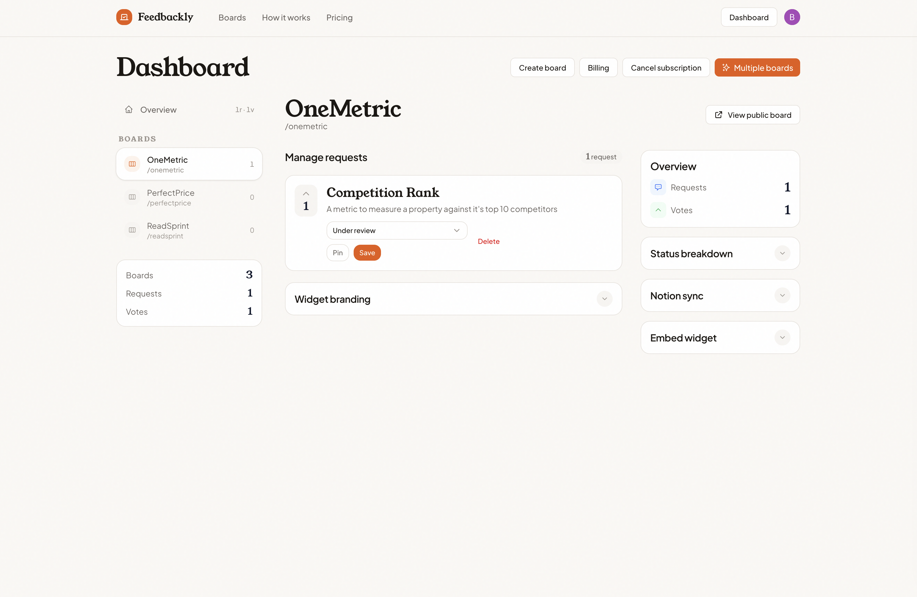 Screenshot 2 of Feedbackly
