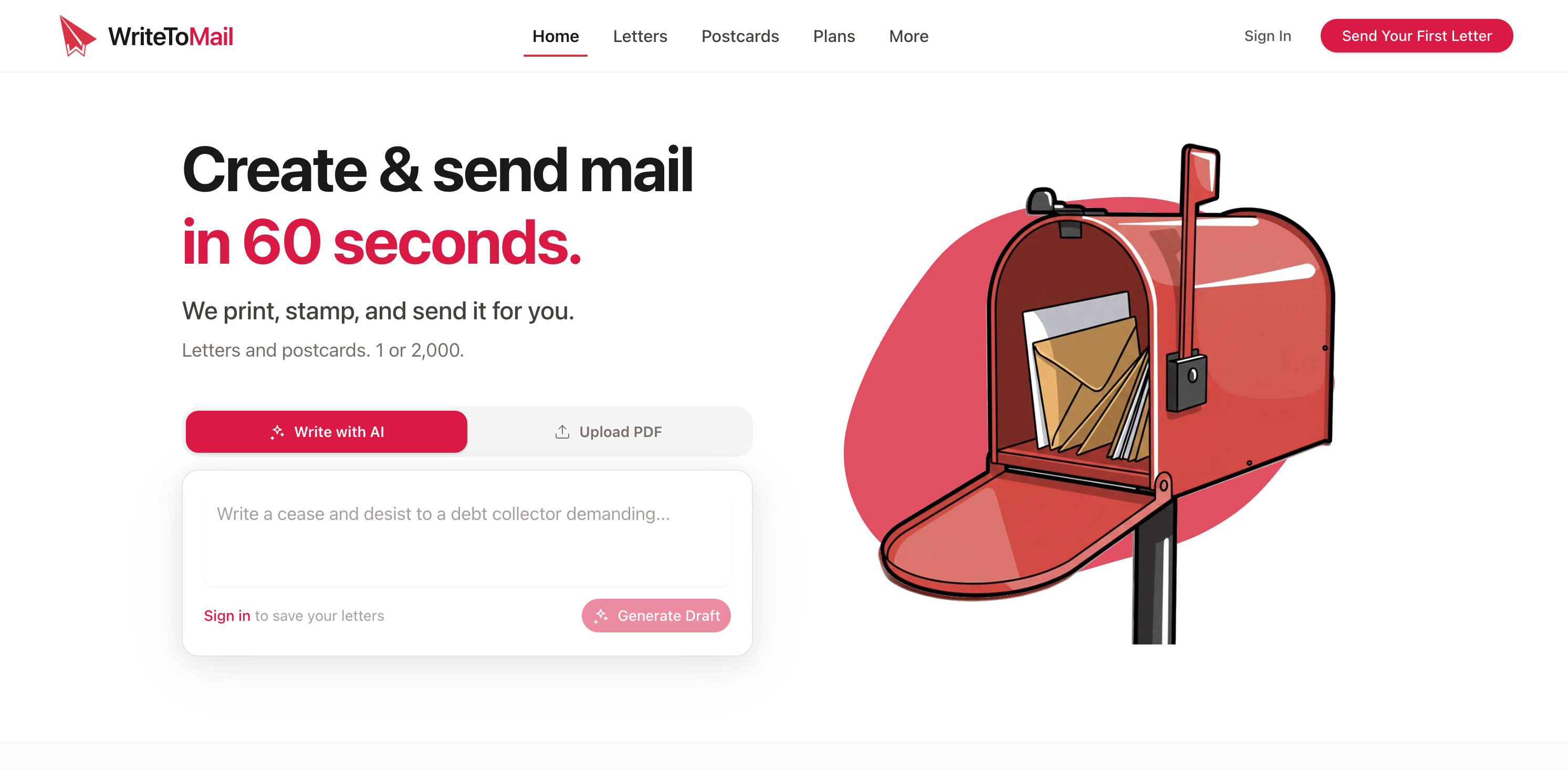 Screenshot 2 of WriteToMail