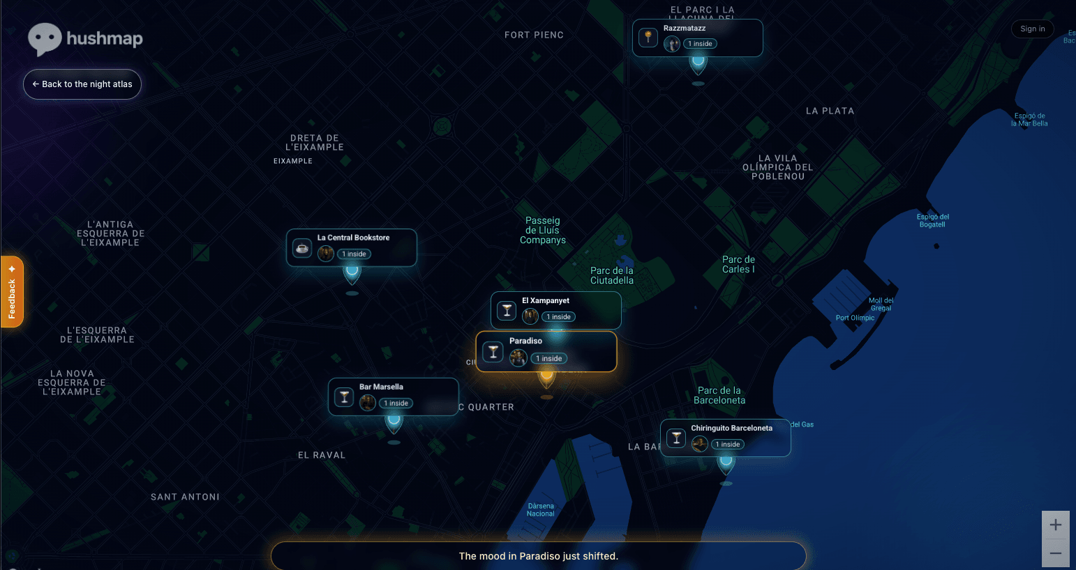 Screenshot 2 of Hushmap