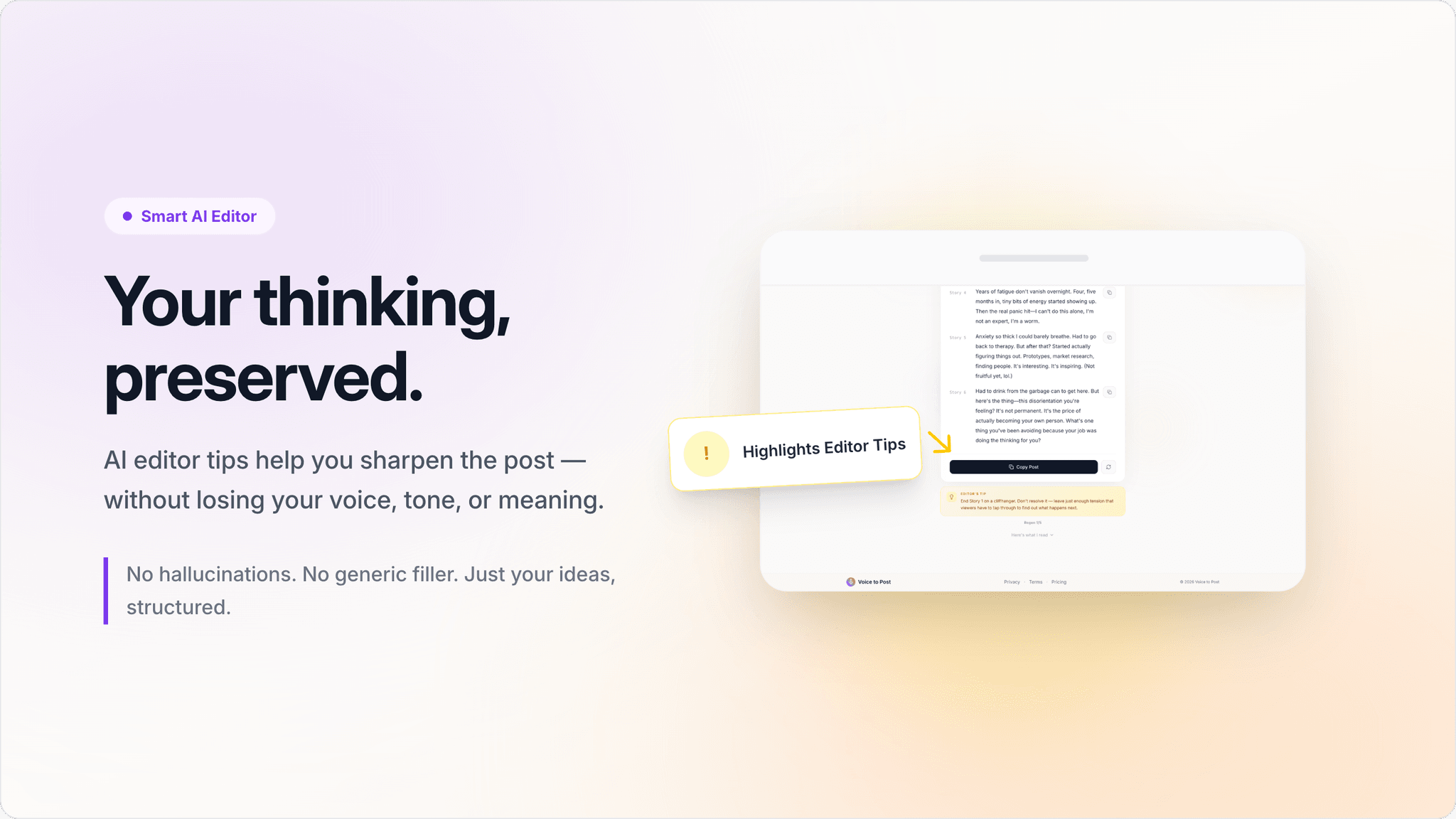 Screenshot 4 of Voice to Post
