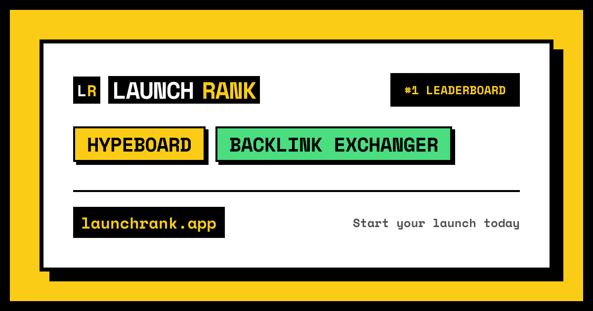 Screenshot 1 of LaunchRank - Launch Your Micro SaaS