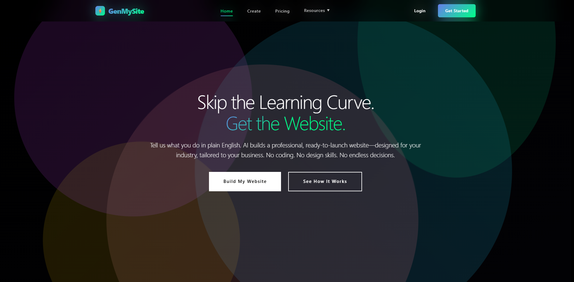 Screenshot 1 of GenMySite