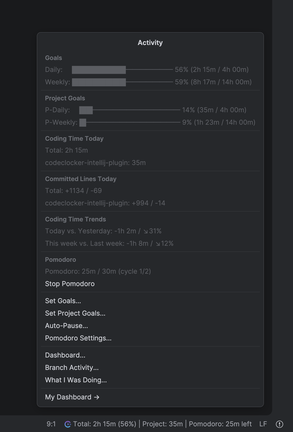 Screenshot 2 of CodeClocker