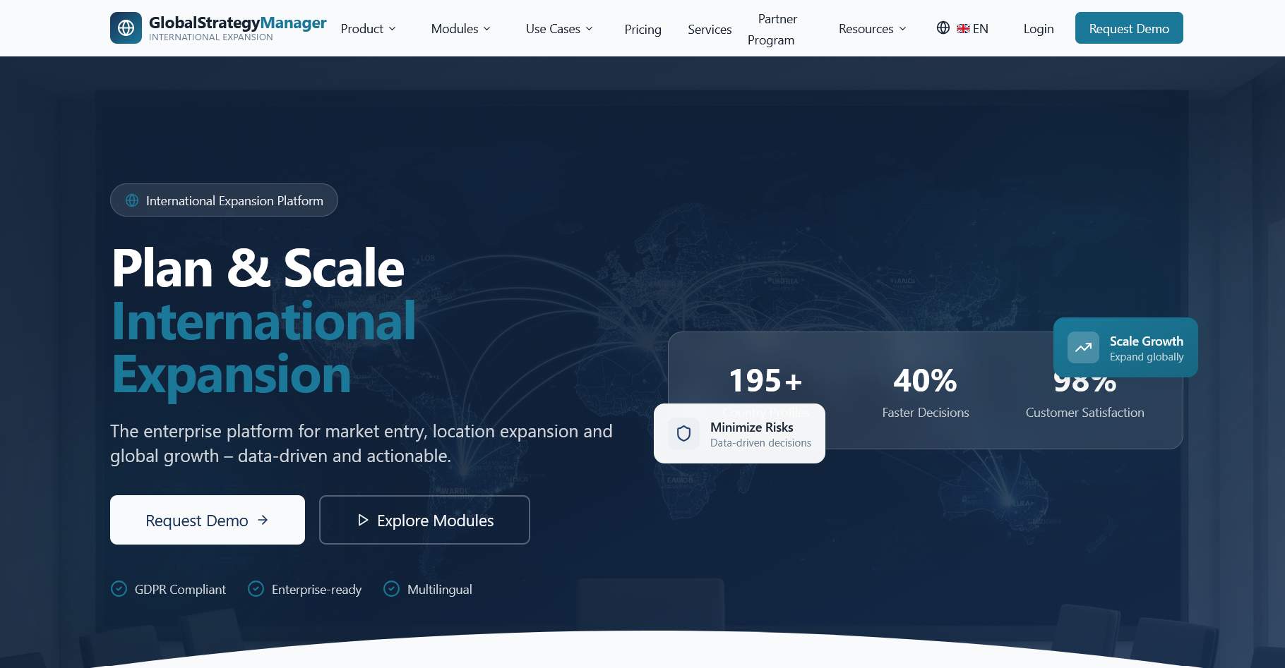 Screenshot 1 of GlobalStrategyManager