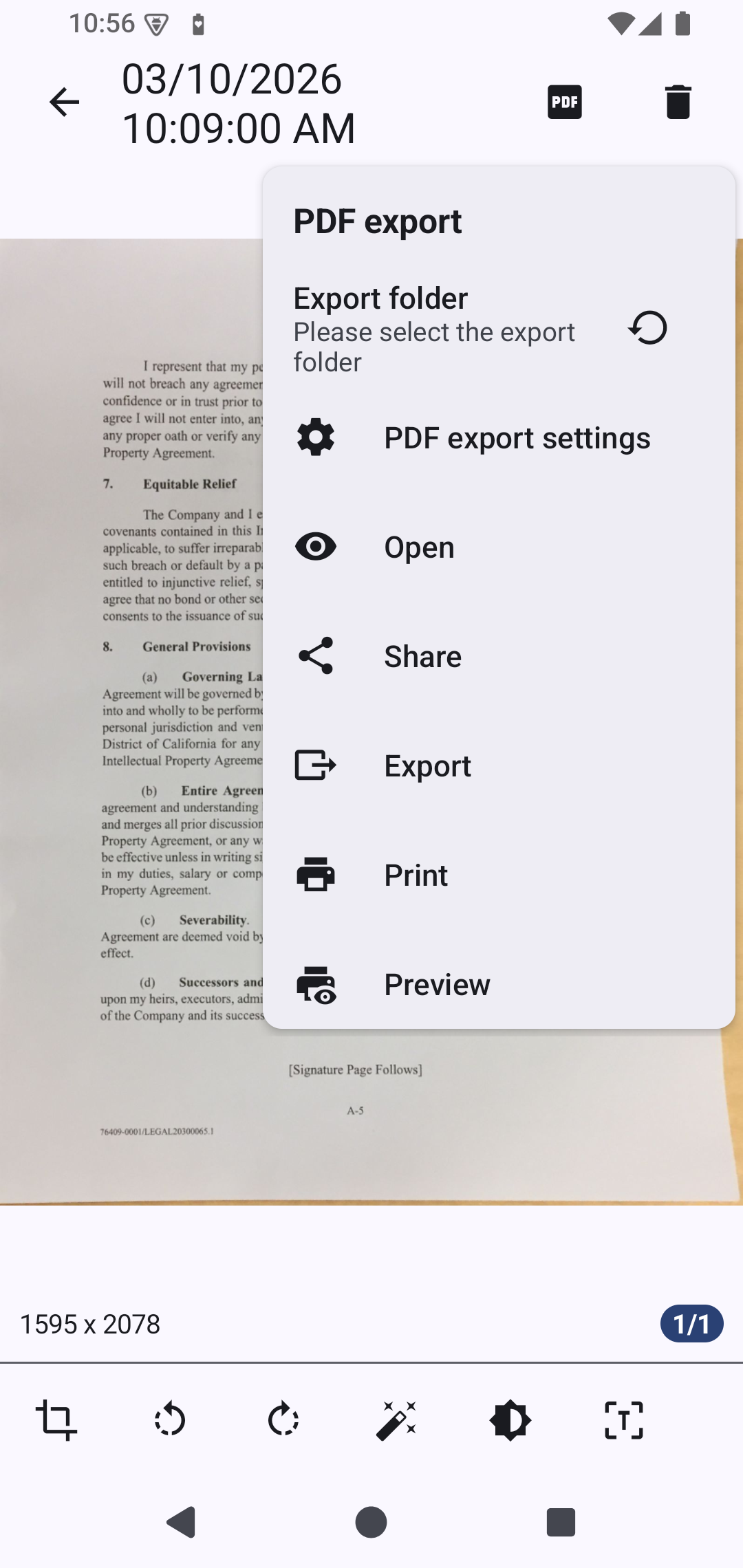 Screenshot 6 of OSS Document Scanner