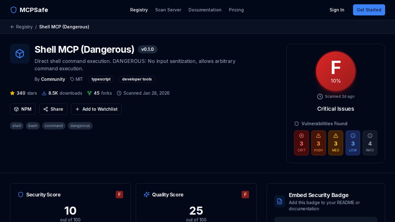Screenshot 4 of MCPSafe